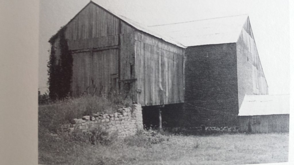 The original three story, brick hill barn